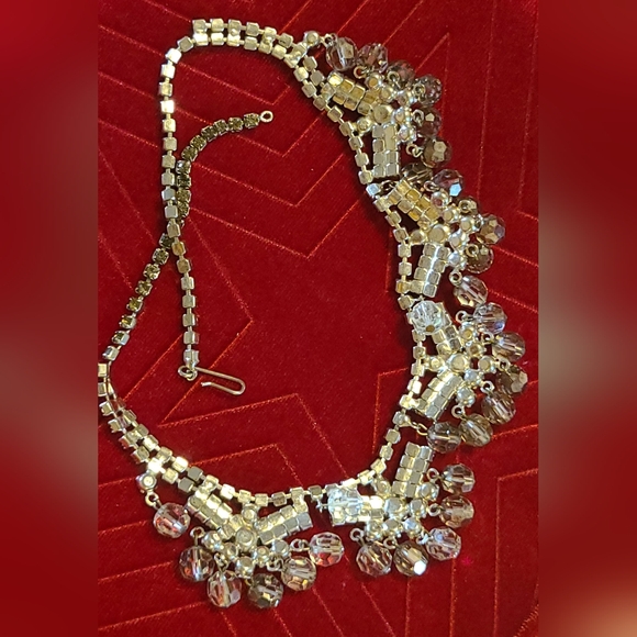Price drop $160 Vtg. Rhinestone and crystal necklace - Picture 7 of 8